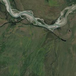 Caro Alaska map(satellite map)