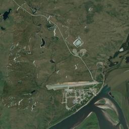Kiana Alaska map(satellite map)