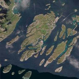 Træna Satellite Map