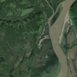 Hughes Alaska map(satellite map)