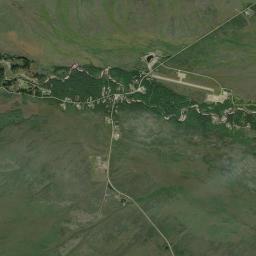 Central Alaska map(satellite map)
