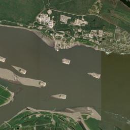 Norman Wells Satellite Map