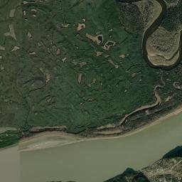 Ruby Alaska map(satellite map)