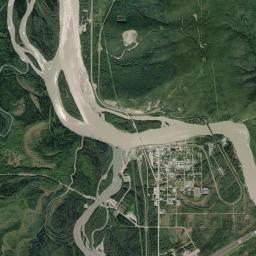 Nenana Alaska map(satellite map)