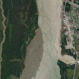 Delta Junction Alaska map(satellite map)