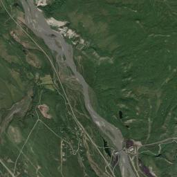 Lignite Alaska map(satellite map)