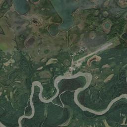 Nikolai Alaska map(satellite map)