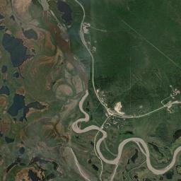 Northway Junction Alaska map(satellite map)