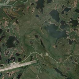 Northway Alaska map(satellite map)