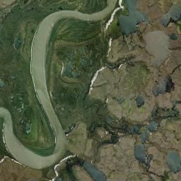 Bill Moores Alaska map(satellite map)