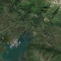 Mentasta Lake Alaska map(satellite map)