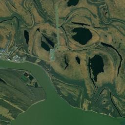 Emmonak Alaska map(satellite map)