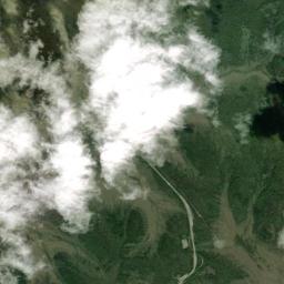 Alcan Alaska map(satellite map)