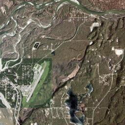 Talkeetna Alaska map(satellite map)