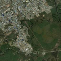 Nyagan Satellite Map