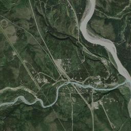 Copper Center Alaska map(satellite map)