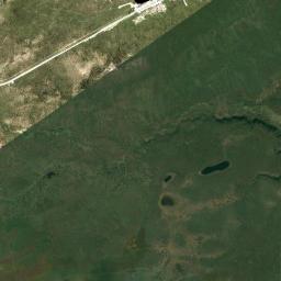 Eureka Roadhouse Alaska map(satellite map)