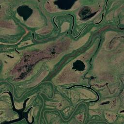 Kanapak Alaska map(satellite map)