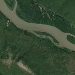Red Devil Alaska map(satellite map)