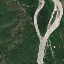 Sleetmute Alaska map(satellite map)