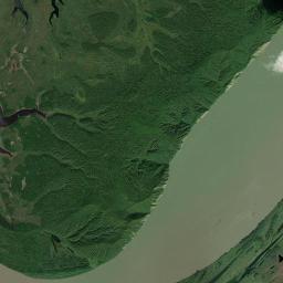 Ohogamiut Alaska map(satellite map)
