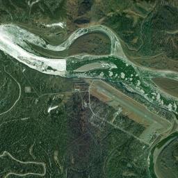 Aniak Alaska map(satellite map)