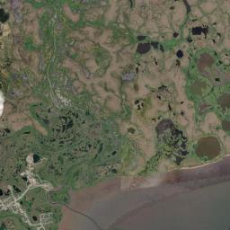 Hooper Bay Alaska map(satellite map)