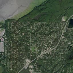Peters Creek Alaska map(satellite map)