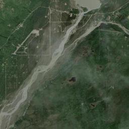 McCarthy Alaska map(satellite map)