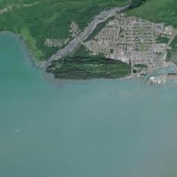 Valdez Alaska map(satellite map)