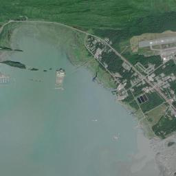 Old Valdez Alaska map(satellite map)