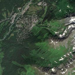 Alyeska Alaska map(satellite map)