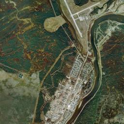 Hay River Satellite Map