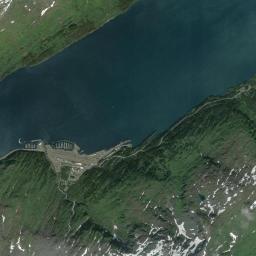 Whittier Alaska map(satellite map)