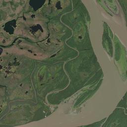 Oscarville Alaska map(satellite map)