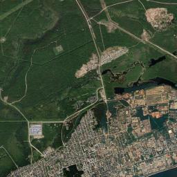 Lensk Satellite Map