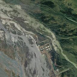 Drift River Alaska map(satellite map)