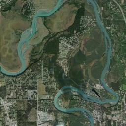 Ridgeway Alaska map(satellite map)