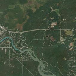 Naptowne Alaska map(satellite map)