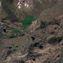 Eyak Alaska map(satellite map)
