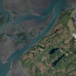 Whitshed Alaska map(satellite map)