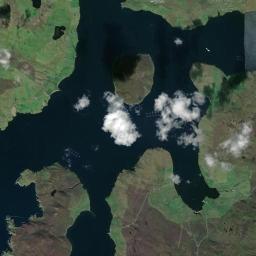Shetland Islands Satellite Map