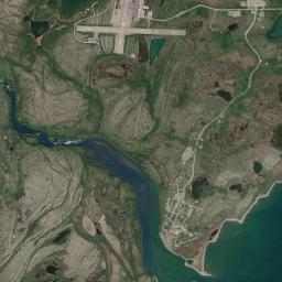 Newhalen Alaska map(satellite map)