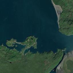 Halibut Cove Alaska map(satellite map)