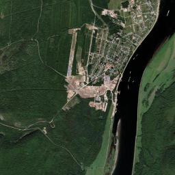 Vitim Satellite Map