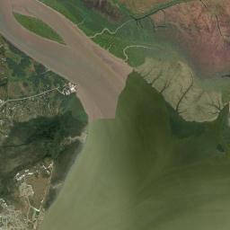 Wood River Alaska map(satellite map)