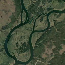 Portage Creek Alaska map(satellite map)