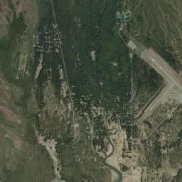 Gustavus Alaska map(satellite map)