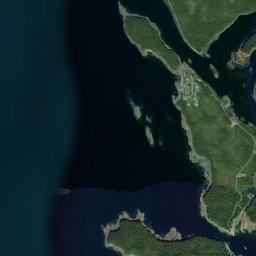 Angoon Alaska map(satellite map)