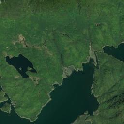 Hobart Bay Alaska map(satellite map)